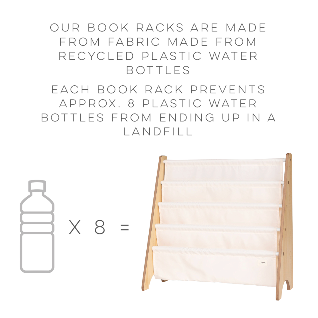 Porte-livres pour enfants en tissu recyclé