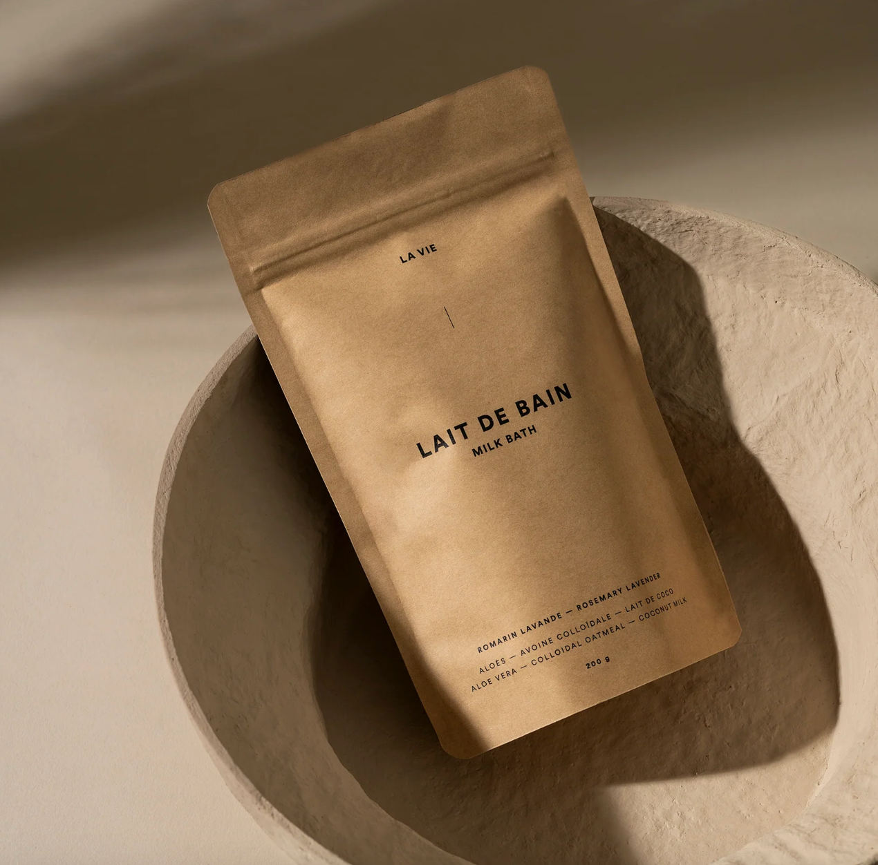 Lait de bain Romarin et Lavande 200g - Atelier LA VIE Apothicaire