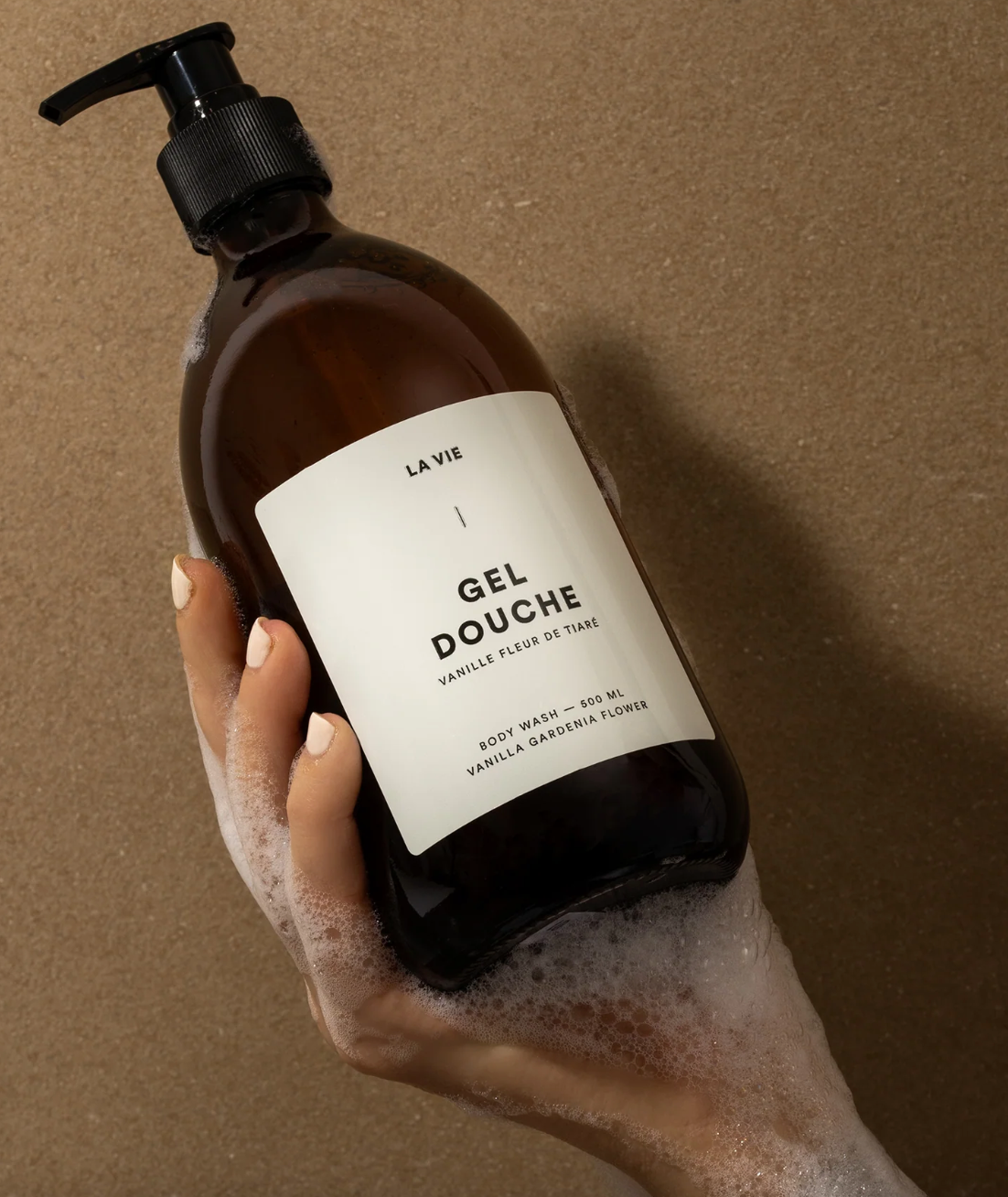 Gel douche Vanille Tiaré - Atelier LA VIE Apothicaire