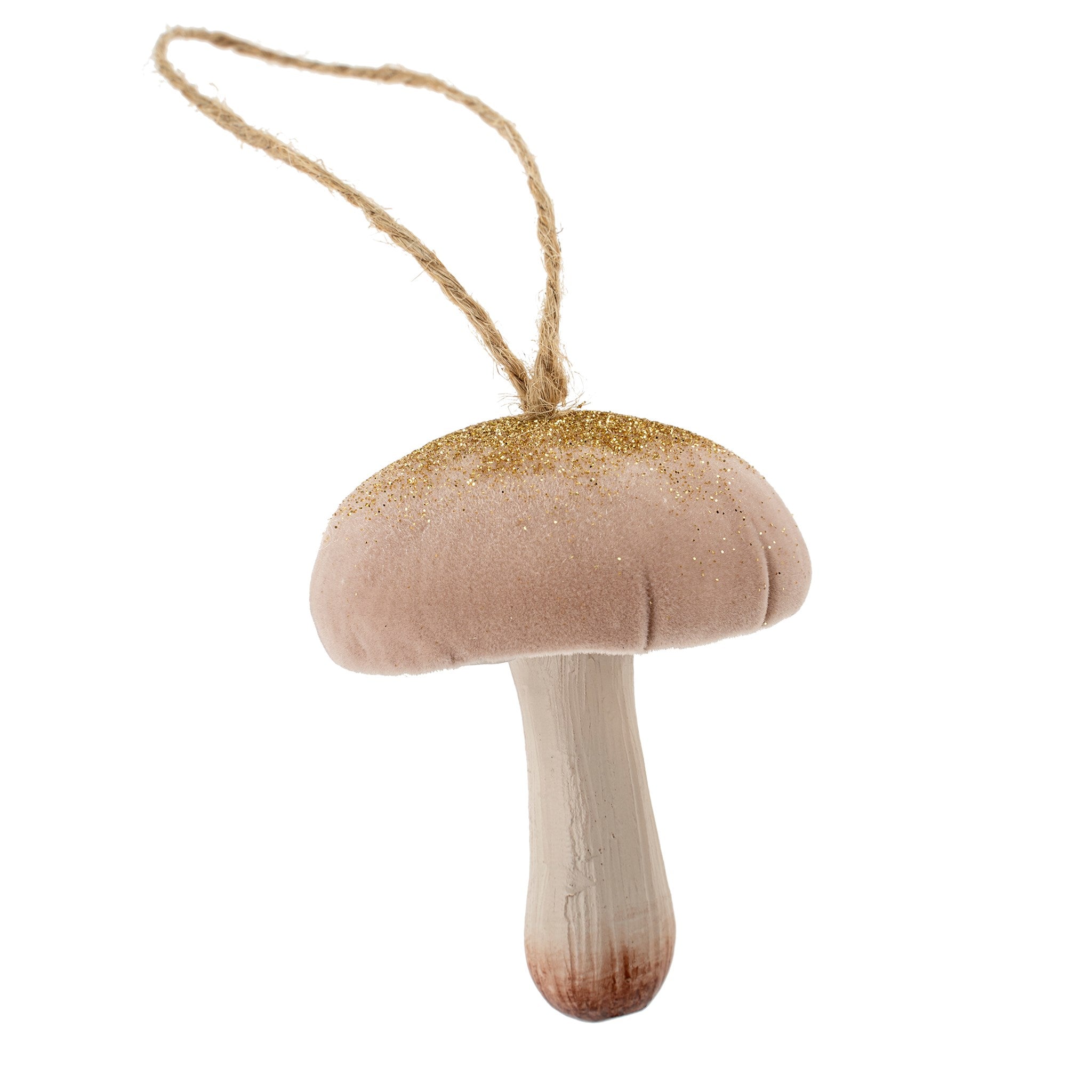 Ornement champignon en céramique