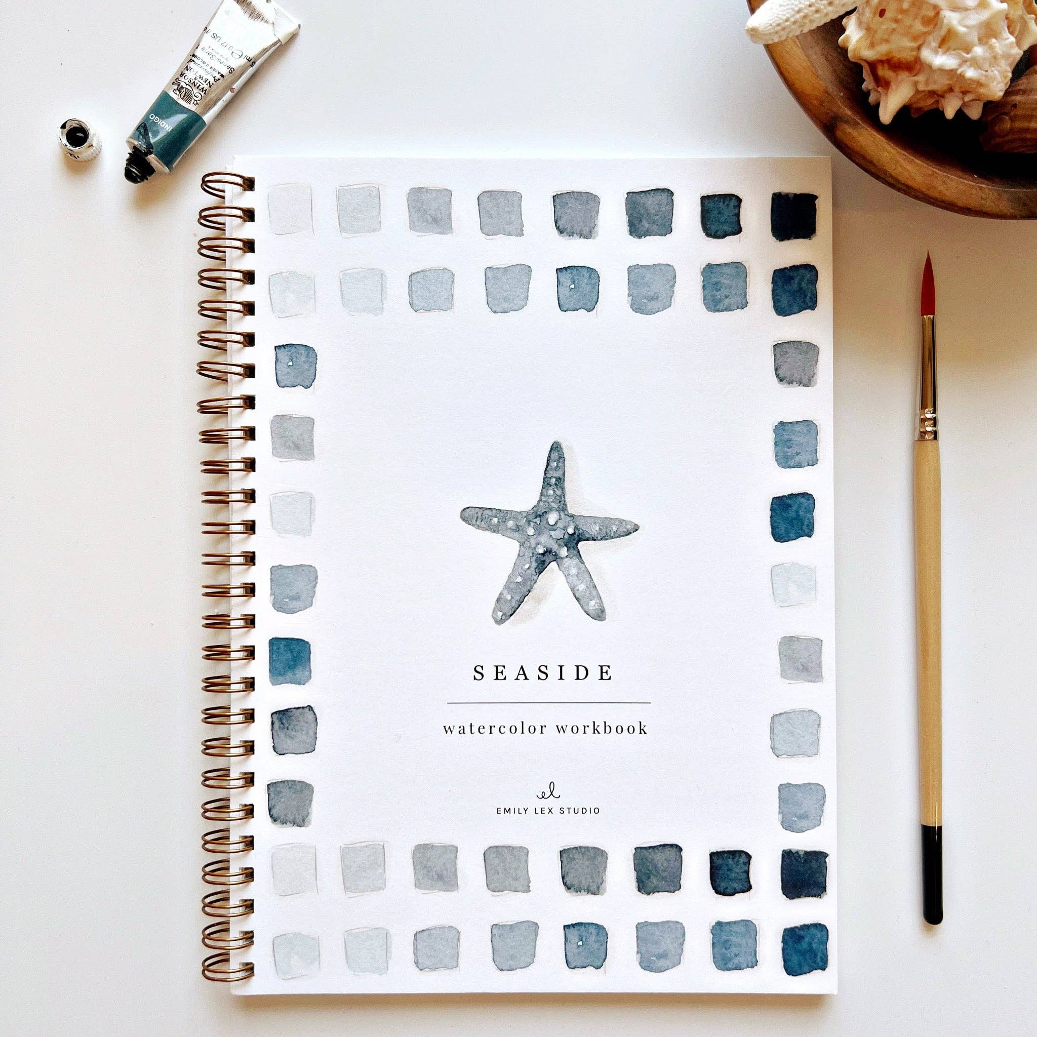 Cahier d'aquarelle - Bord de Mer