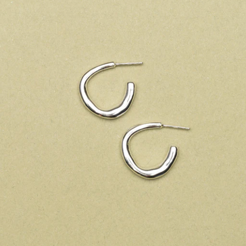 Anneaux FLOT argent - Boucles d'oreilles La Manufacture