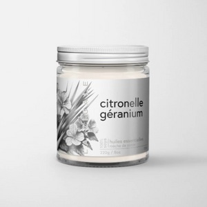 Bougie La Cigale - Citronelle Géranium