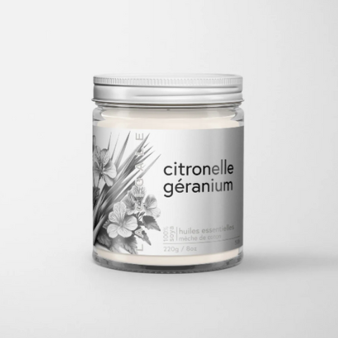 Bougie La Cigale - Citronelle Géranium