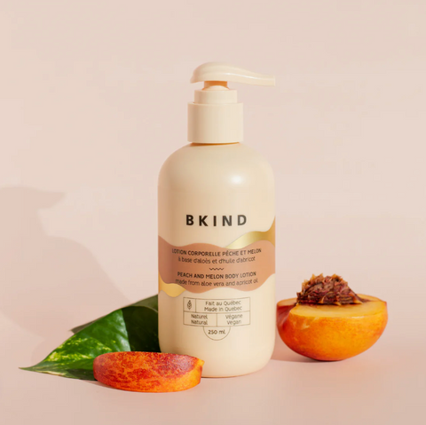 Lotion corporelle hydratante BKIND - Pêche et Melon