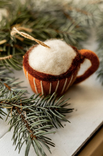 Ornement pour le sapin - Chocolat chaud