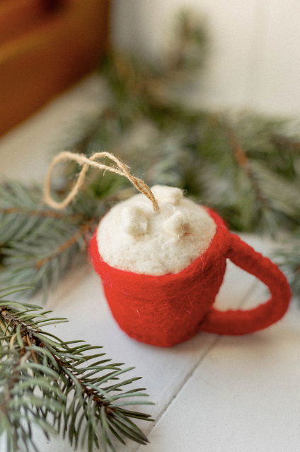 Ornement pour le sapin - Chocolat chaud