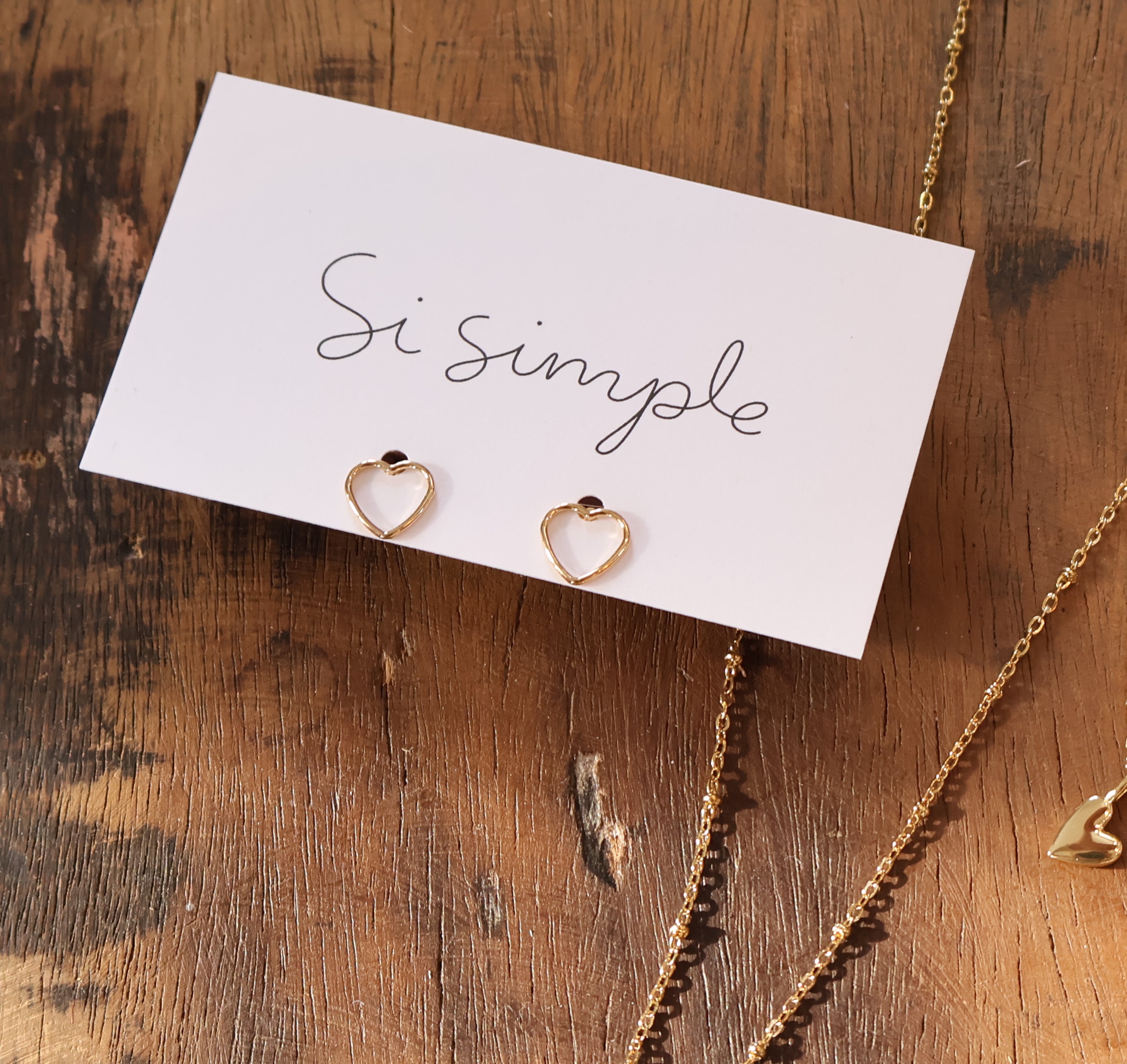 Boucles d’oreilles COEUR - Si Simple