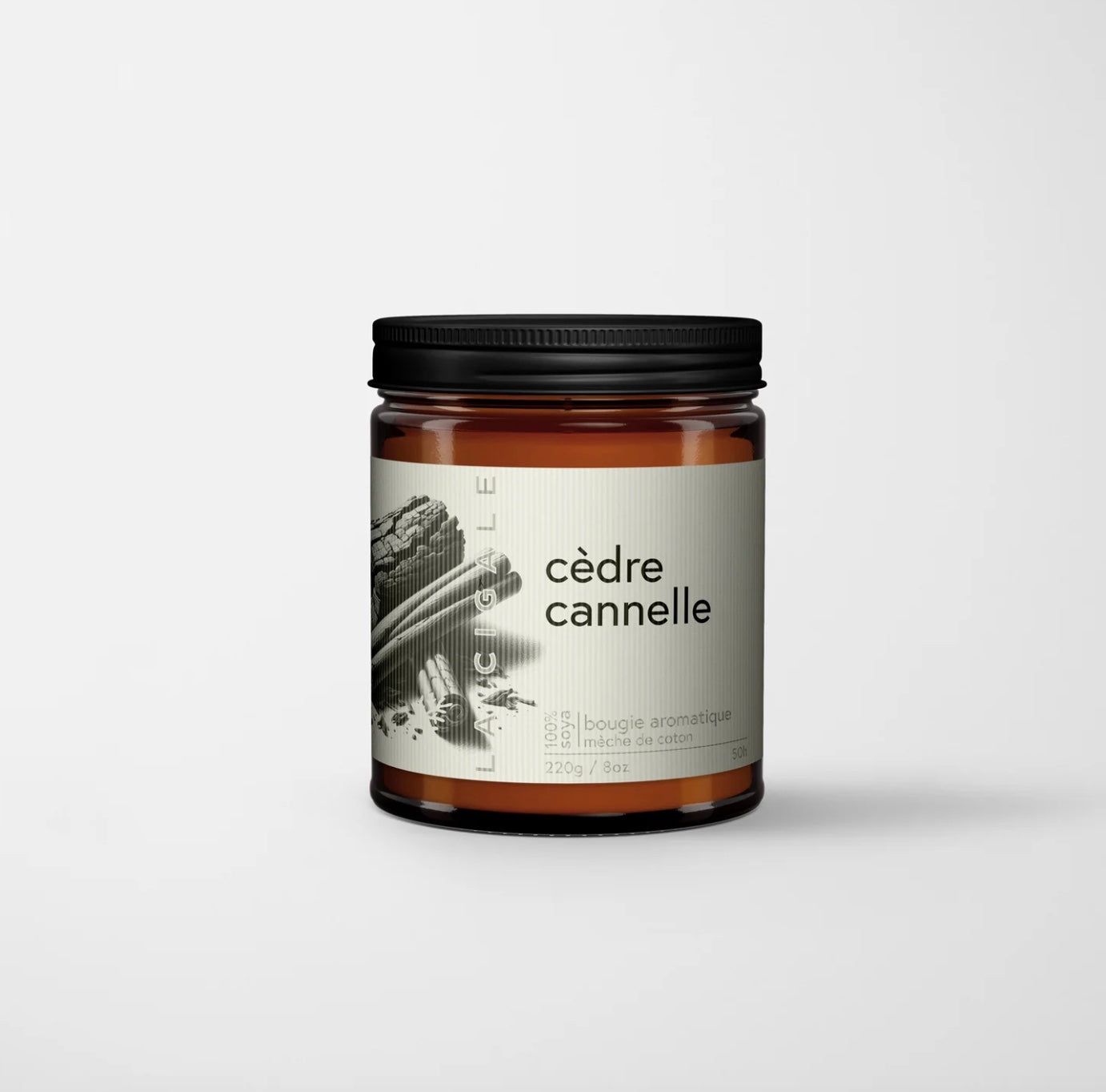 Bougie de soya - Cèdre cannelle