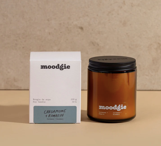 Bougie Moodgie - Cardamome & Romarin