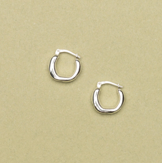 Dormeuses ASTER argent - Boucles d'oreilles La Manufacture
