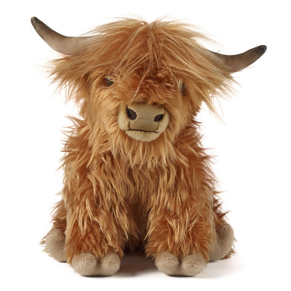 Vache Highland en peluche Living Nature