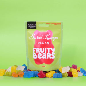 Bonbons Ours en gélatine Vegan (sans plastique) 65g