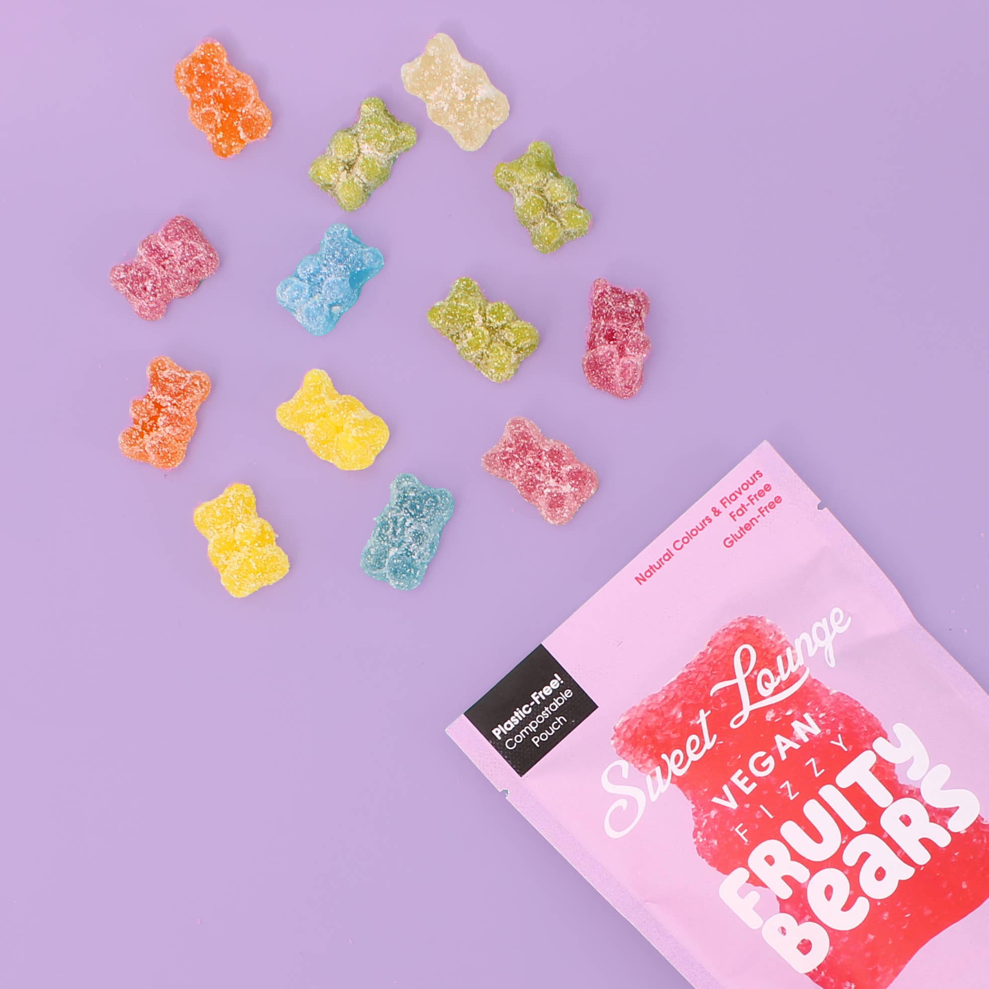 Bonbons Ours fruité (sans plastique) 65g