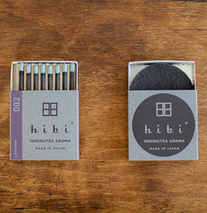 Allumettes d'encens HIBI - plusieurs odeurs disponibles