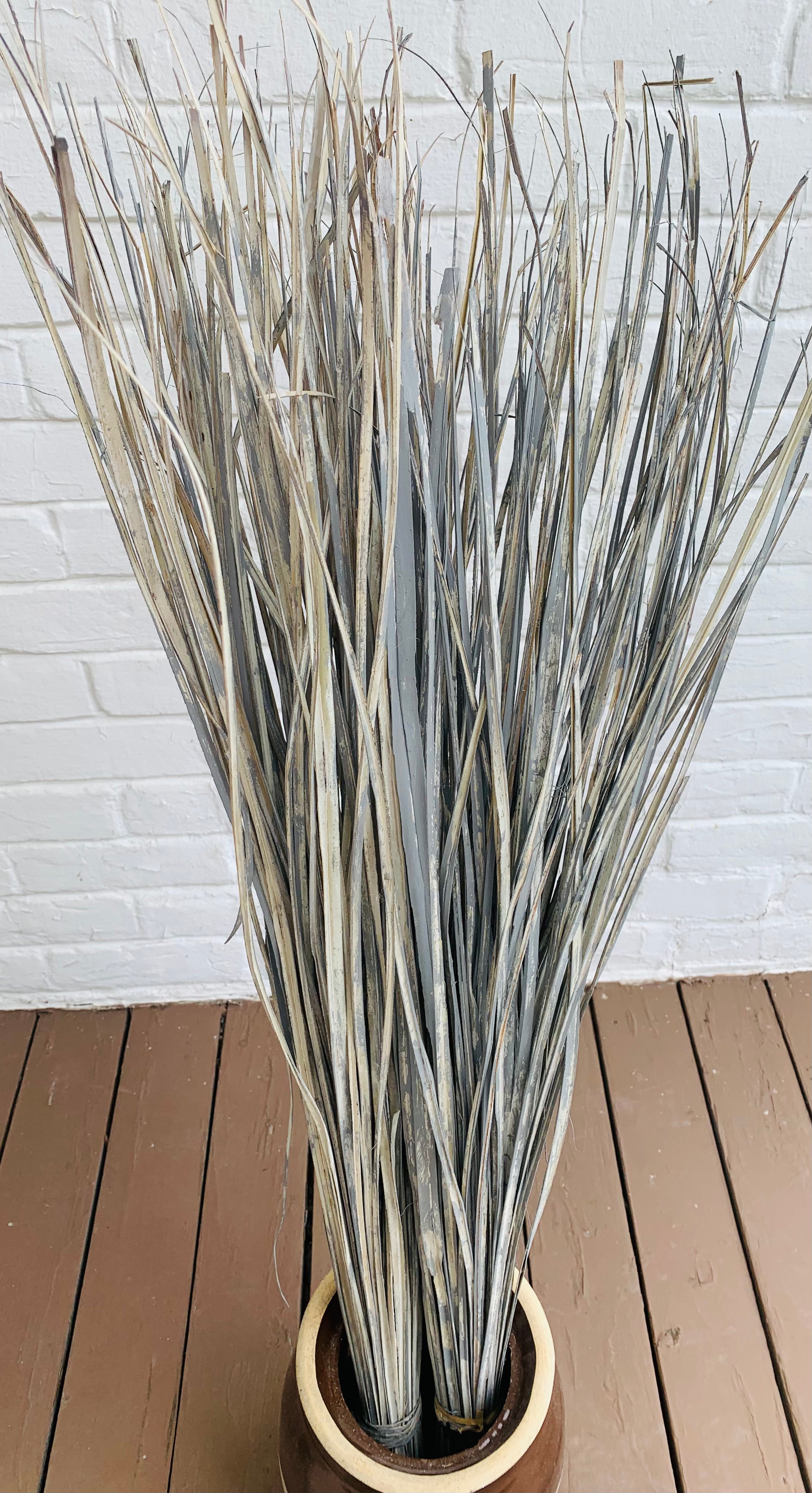 Bouquet de feuilles de palmier-dattier séchées