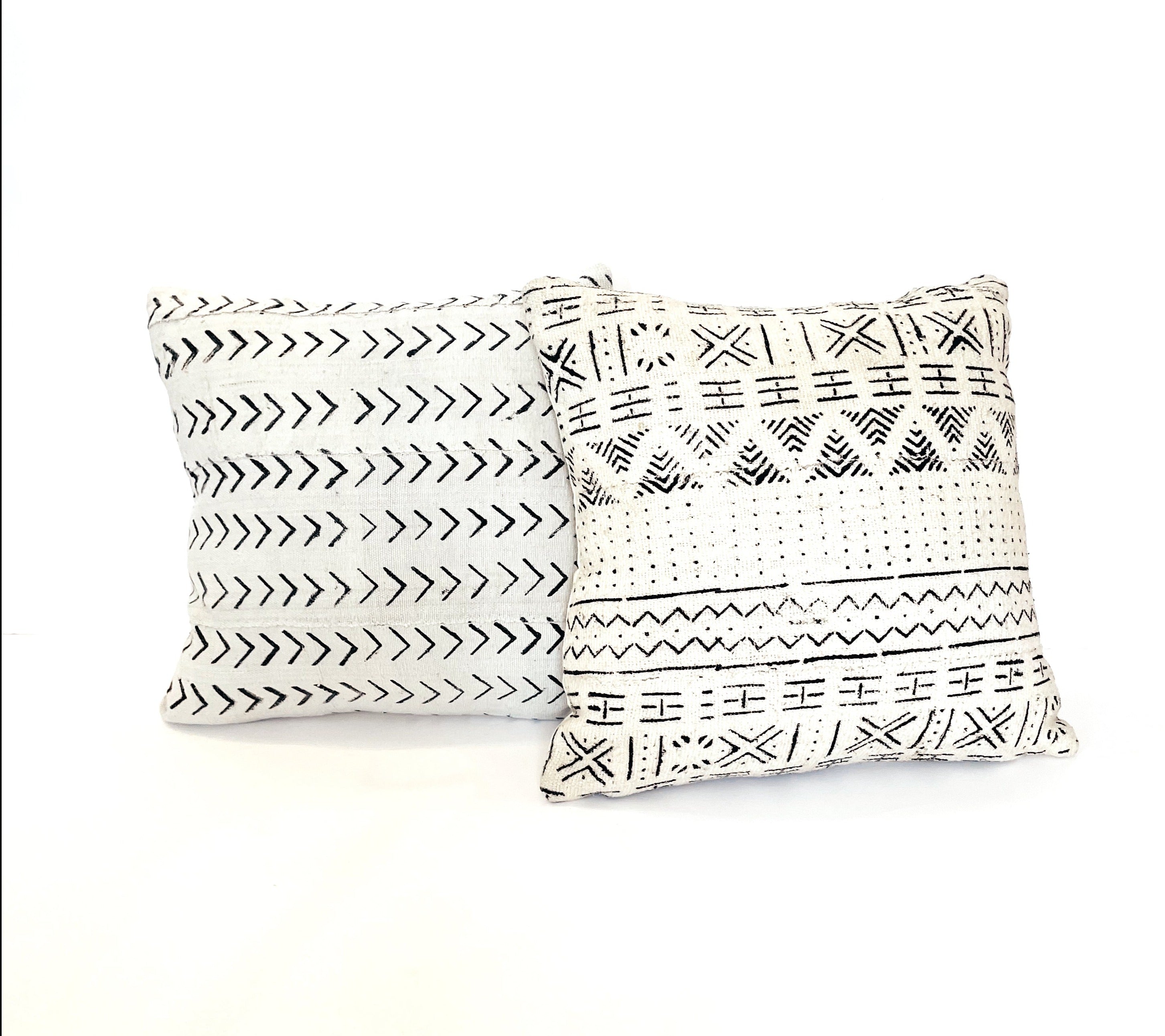 Coussin MUDCLOTH peints à la main