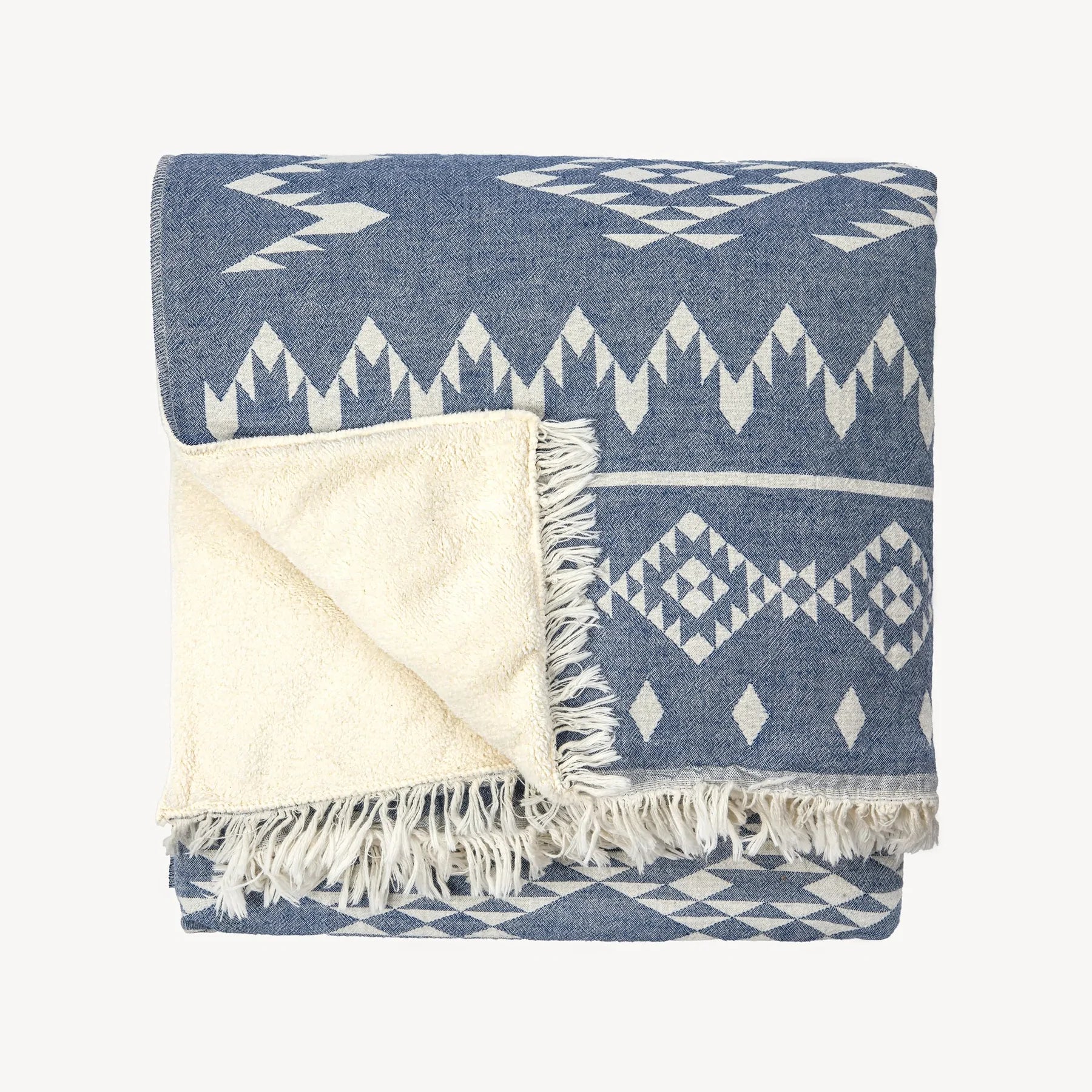 Couverture XL en coton Turc/Sherpa - 3 couleurs